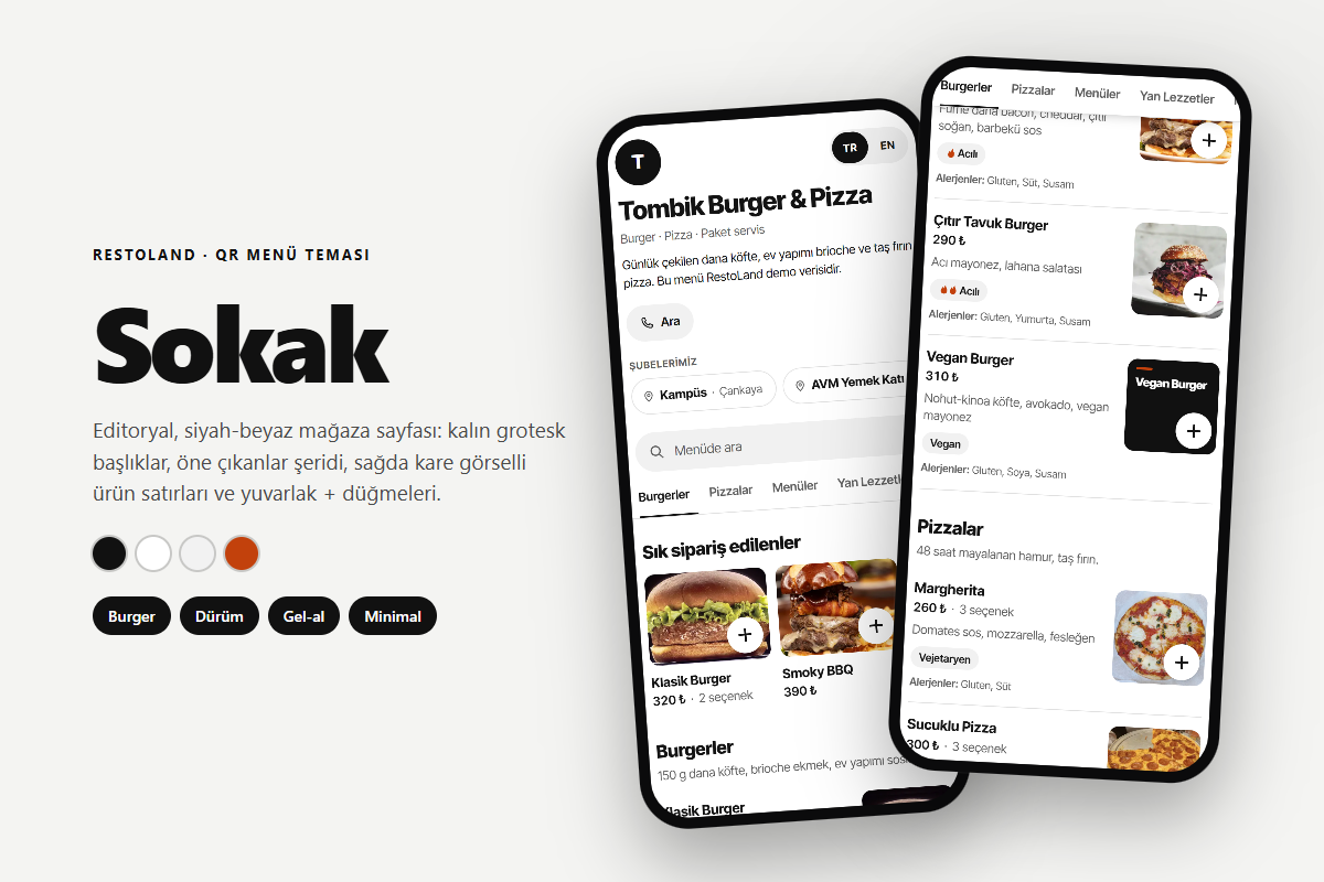 Sokak teması ekran görüntüsü